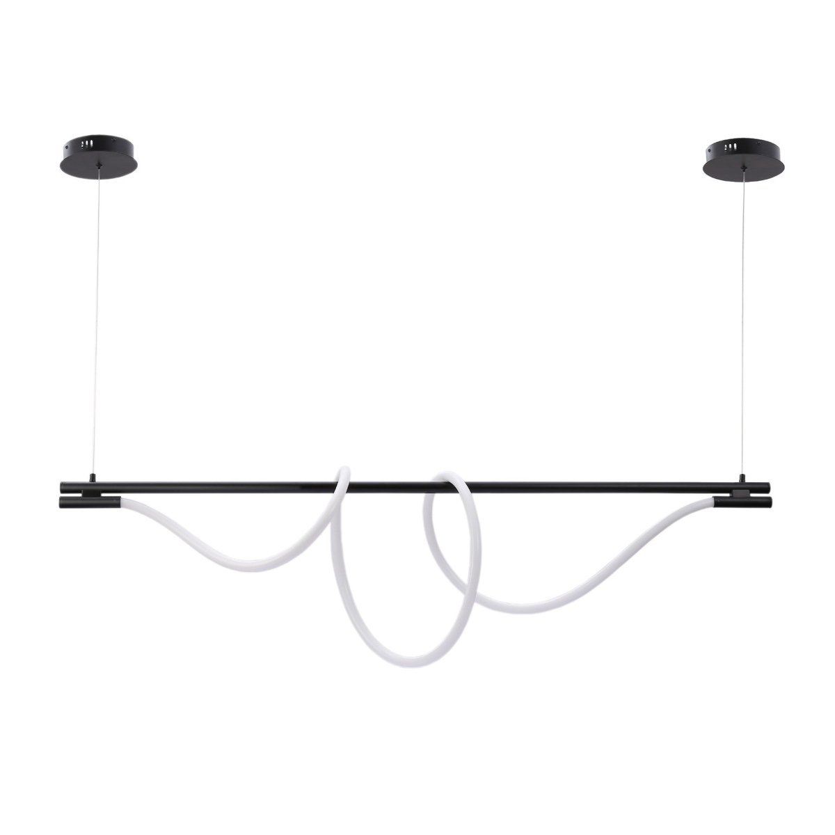 Lámpara colgante moderna neón ondulante "Corda" - 360º - 45W - 3000K - Barcelona Led-Decoración