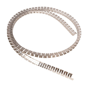 Perfil flexible de acero 16x16 mm para fundas de silicona - 2 metros