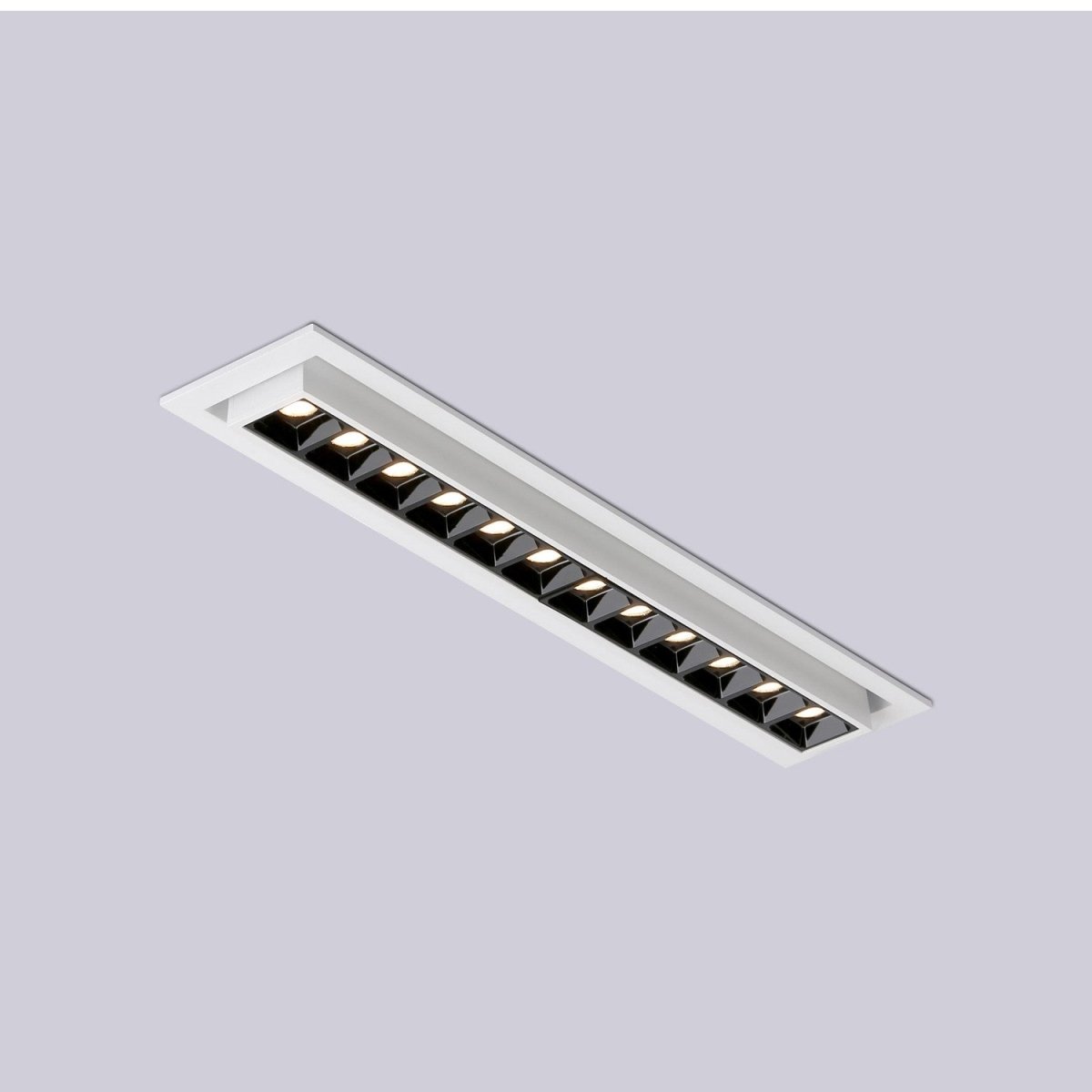 Foco lineal LED empotrable 20W - Orientable - UGR18 - CRI90 - Chip OSRAM - 2800K - Barcelona Led-
