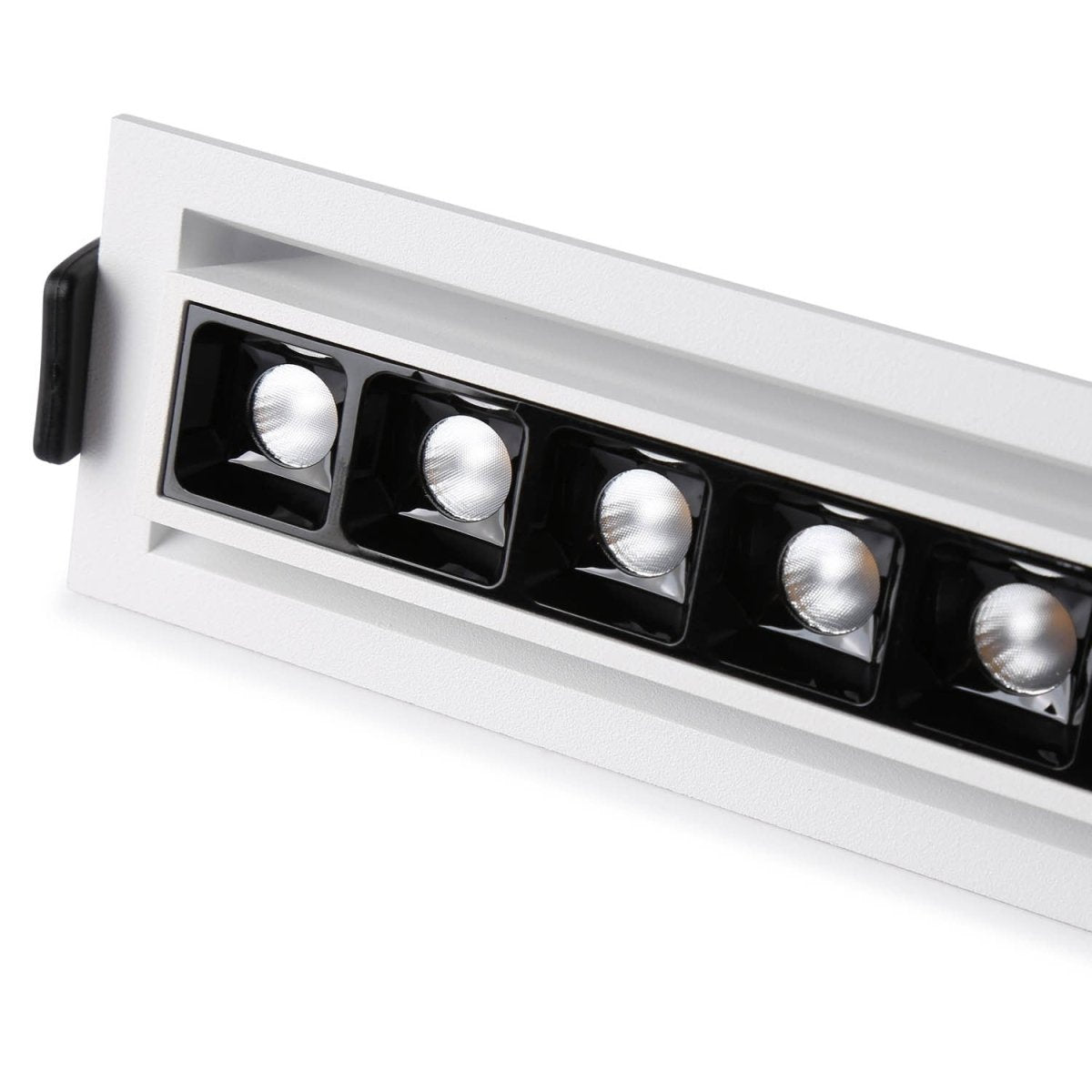 Foco lineal LED empotrable 20W - Orientable - UGR18 - CRI90 - Chip OSRAM - 2800K - Barcelona Led-