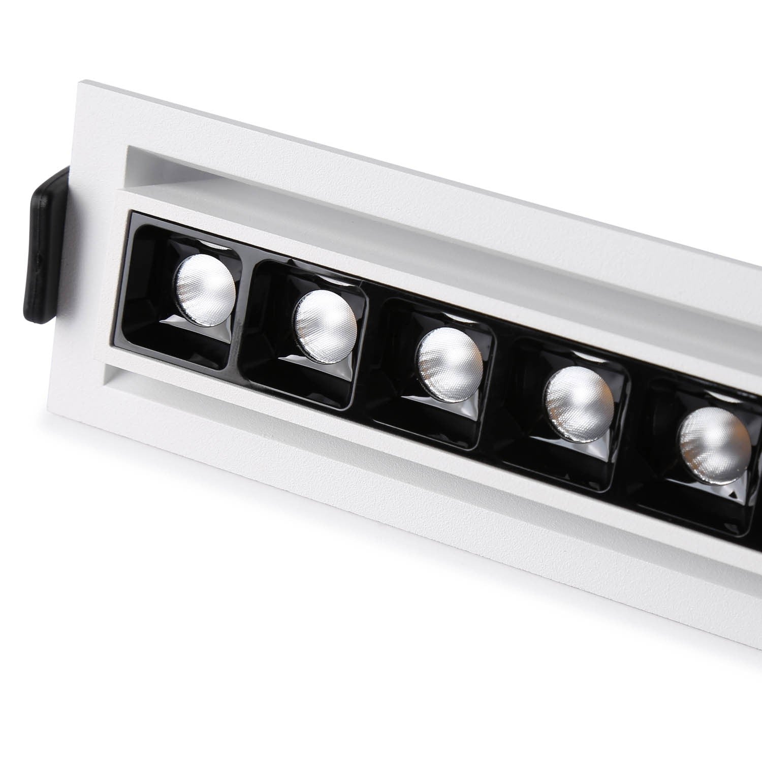 Foco lineal LED empotrable 20W - Orientable - UGR18 - CRI90 - Chip OSRAM - 2800K (7)