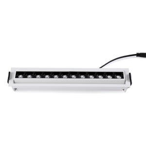 Foco lineal LED empotrable 20W - Orientable - UGR18 - CRI90 - Chip OSRAM - 2800K (8)