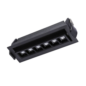 Foco lineal LED empotrable 10W - Orientable - UGR18 - CRI90 - Chip OSRAM - 2800K (21)