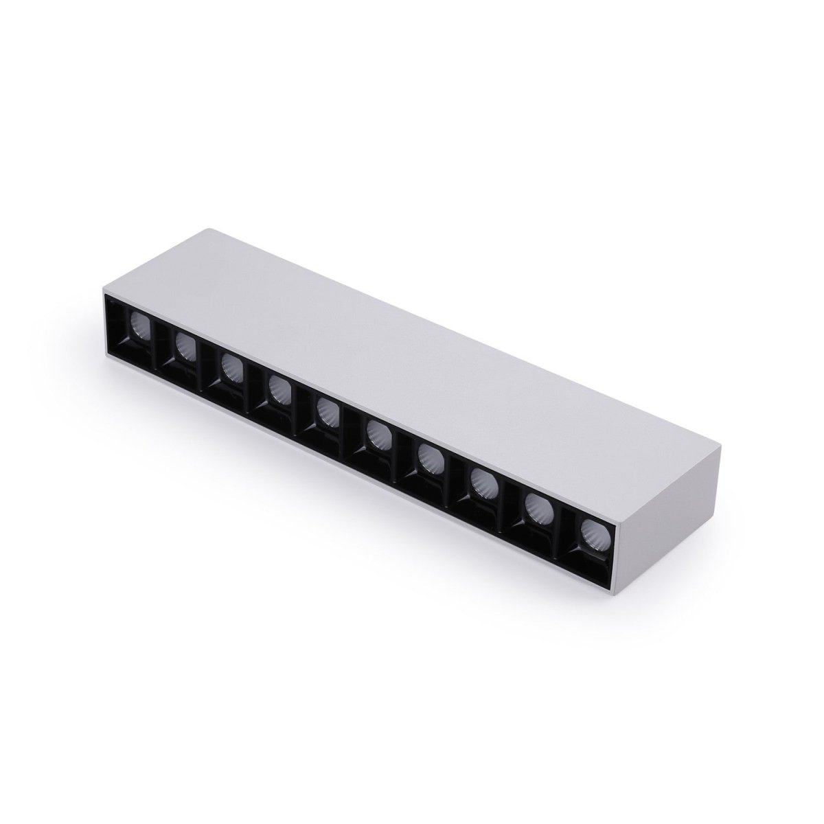 Foco lineal LED superficie color blanco - 20W - UGR18 - CRI90 - Chip OSRAM - Barcelona Led-