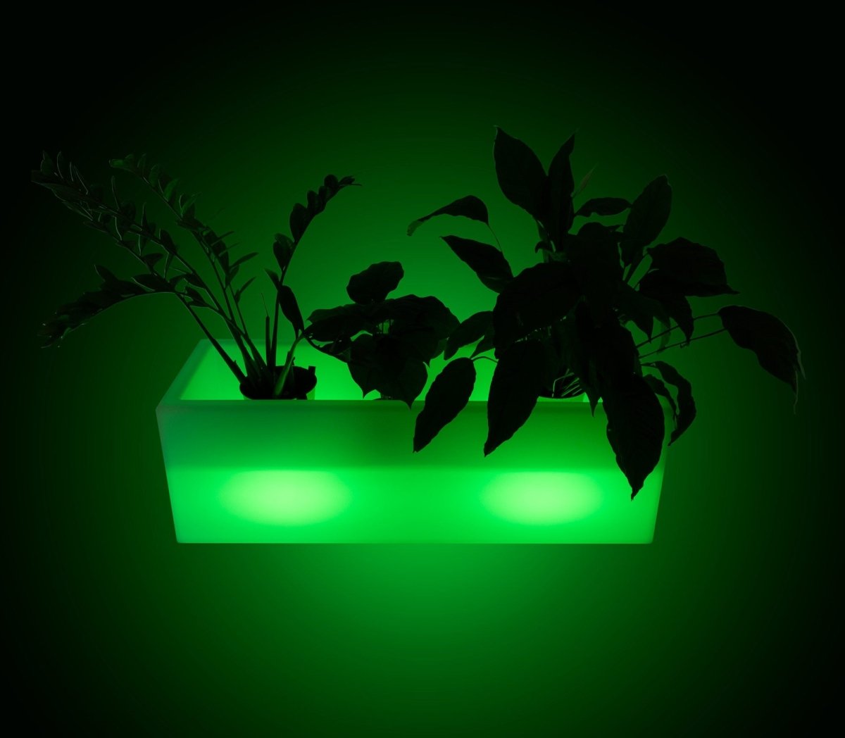 Macetero LED RGBW recargable - 12W - IP67 - Barcelona Led-Mobiliario