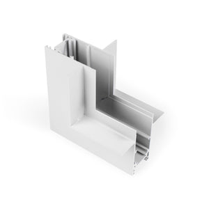 Unión en L para carriles magnéticos empotrables 20mm - Vertical (1)