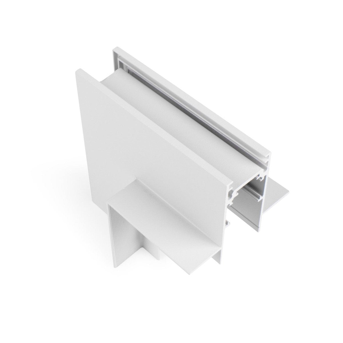 Unión en L para carriles magnéticos empotrables 20mm - Vertical - Barcelona Led-Accesorios
