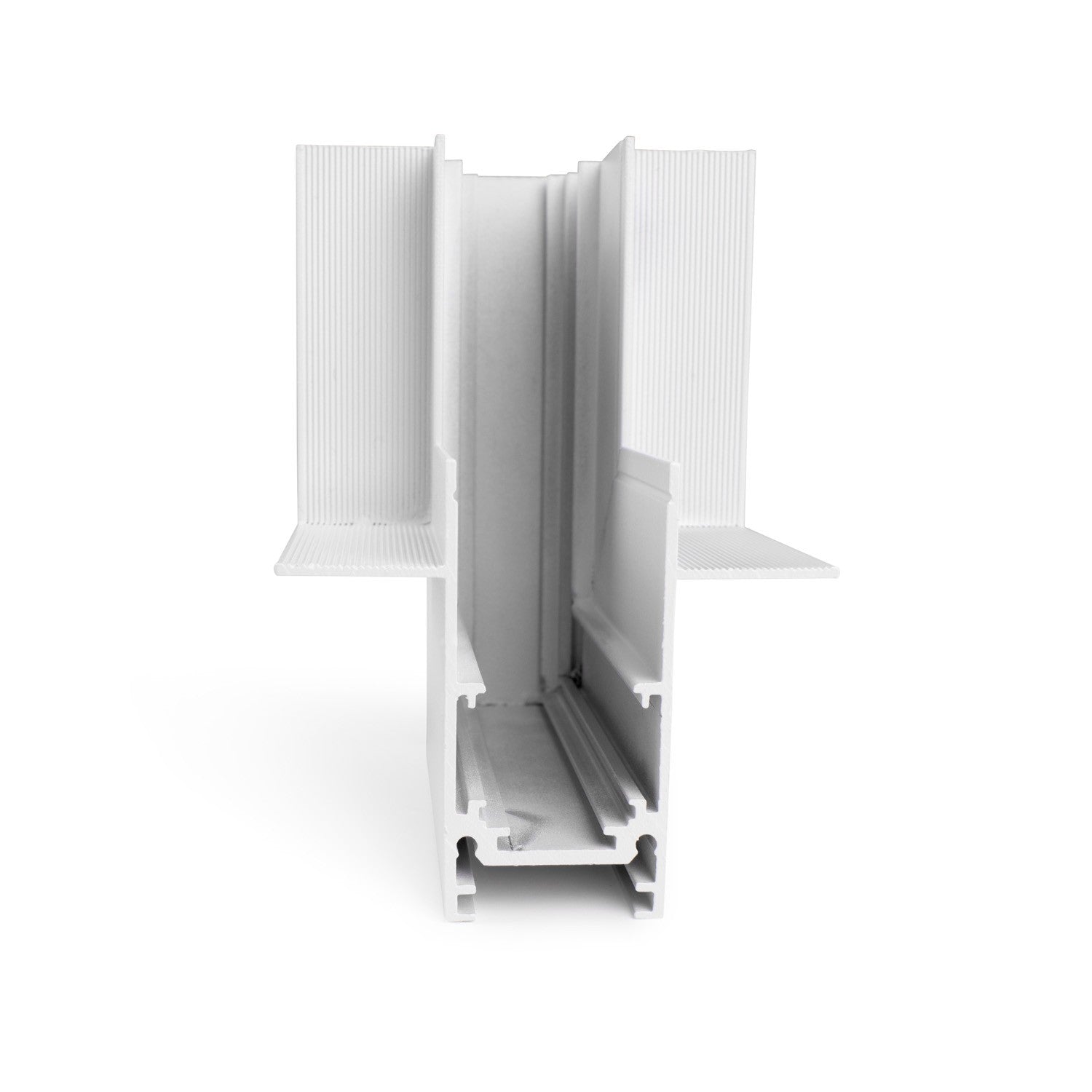 Unión en L para carriles magnéticos empotrables 20mm - Vertical (12)