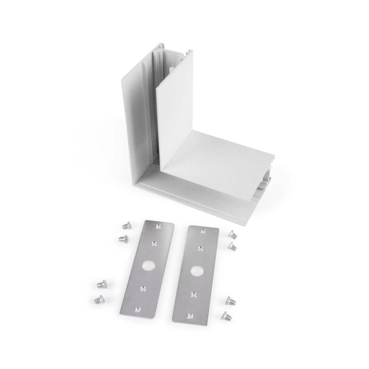 Unión en L para carriles magnéticos de superficie 20mm - Horizontal - Barcelona Led-Accesorios