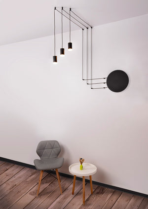 Lámpara colgante de diseño "Nébula" - 3x6W (5)