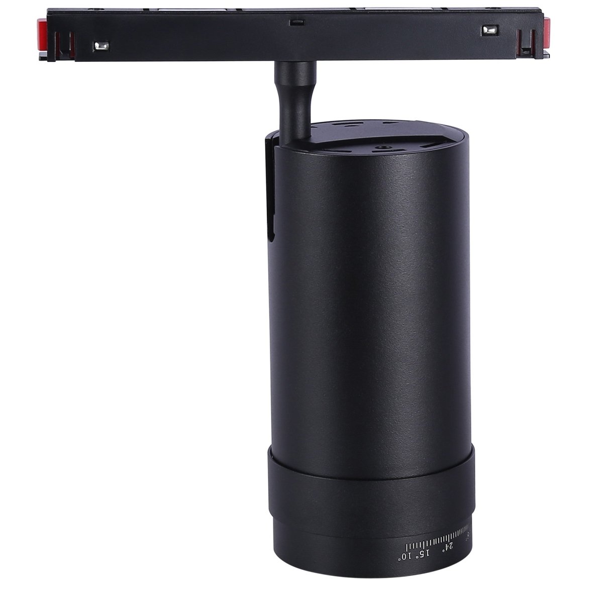 Foco LED para carril magnético con Zoom 10-55º - 48V - 25W - Barcelona Led-