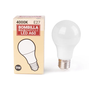 Pack x 10 - Bombilla LED E27 A60 - 9W (3)
