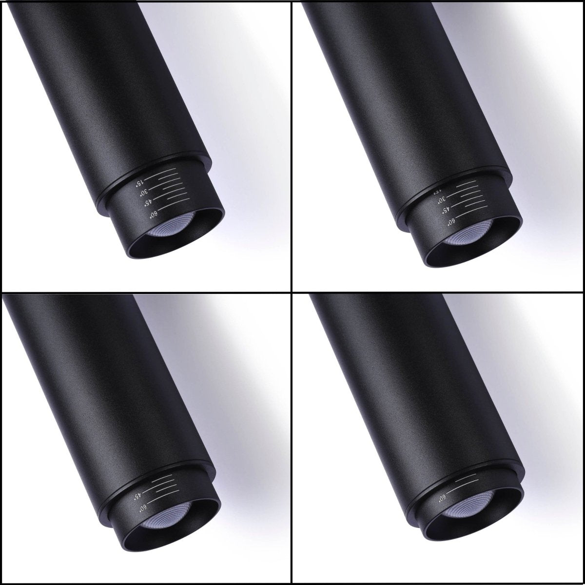 Foco LED de suspensión para carril magnético con ZOOM 15°-60° - 48V - 8W - UGR16 - CRI95 - Barcelona Led-