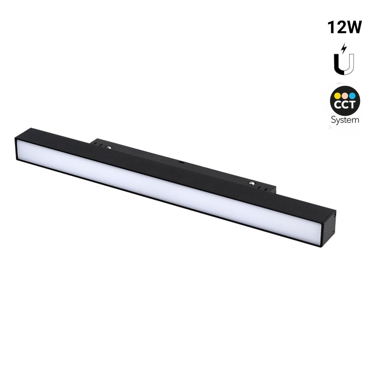 Luminaria lineal opal para carril magnético CCT - 12W - Mi Light - Barcelona Led-