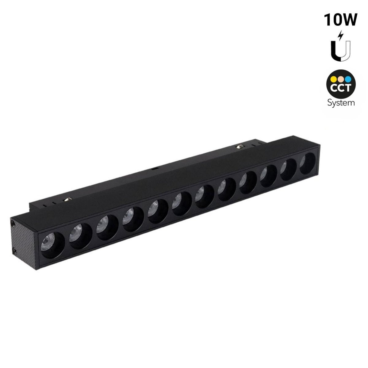 Luminaria lineal para carril magnético CCT - 10W - UGR18 - Mi Light - Barcelona Led-