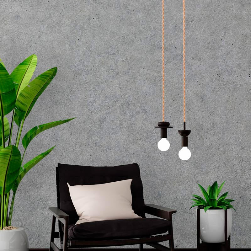 Cable eléctrico trenzado en tejido efecto seda gold rose (5)