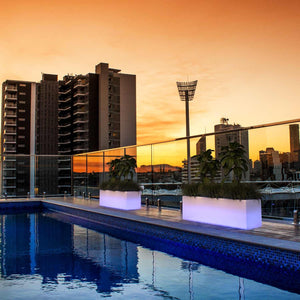 Macetero LED RGBW recargable - 12W - IP67 (18)