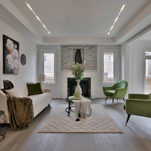 Luminaria lineal LED opal para carril magnético 48V - 10W (24)