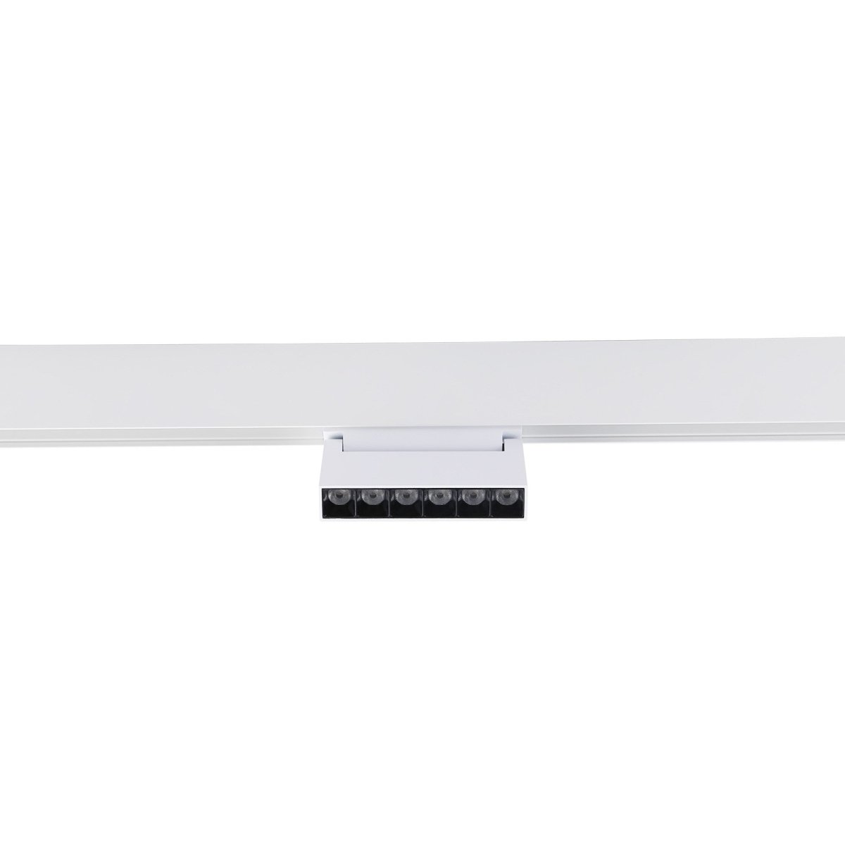 Luminaria lineal LED orientable para carril magnético 48V - 6W - UGR16 - Barcelona Led-