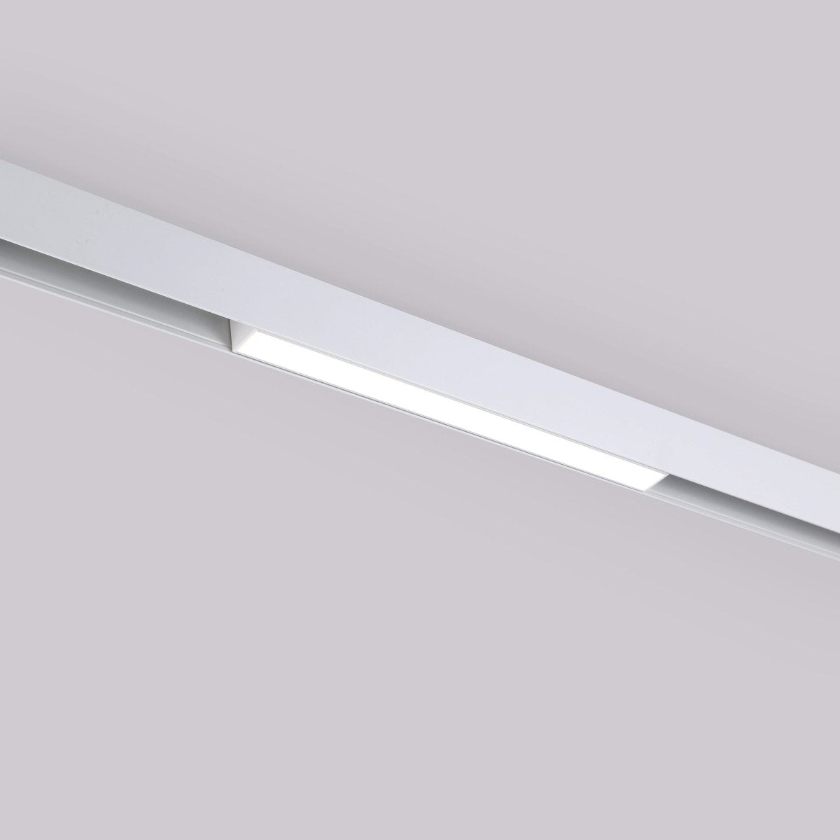 Luminaria lineal LED opal para carril magnético 48V - 10W - Barcelona Led-