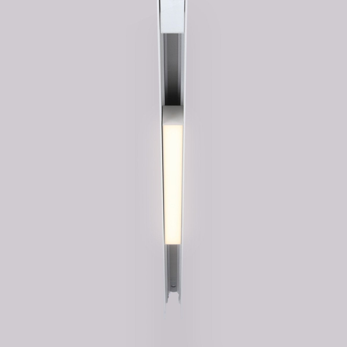 Luminaria lineal LED opal para carril magnético 48V - 10W - Barcelona Led-