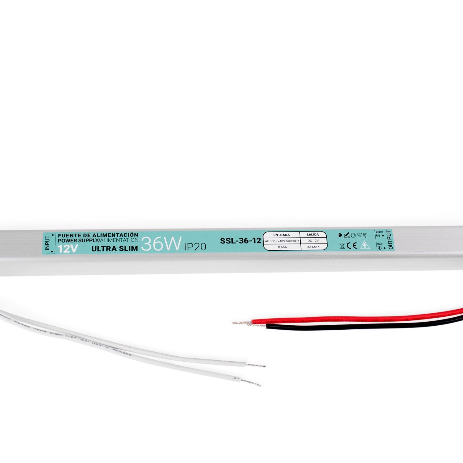 Fuente de alimentación ultra slim 12V - 36W - IP20 (1)