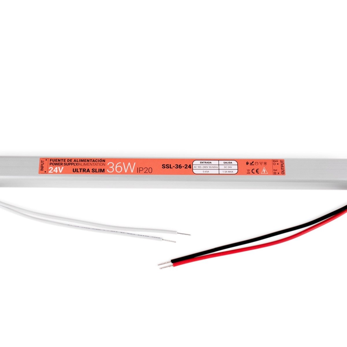 Fuente de alimentación ultra slim 24V - 36W - IP20 - Barcelona Led-Material eléctrico