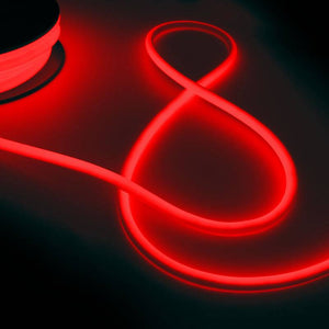 Neón LED flexible 24V DC - 12x12mm - 10 metros -  Kit completo - 180 LED/m - 12W/m - IP65 - Curvatura vertical (9)
