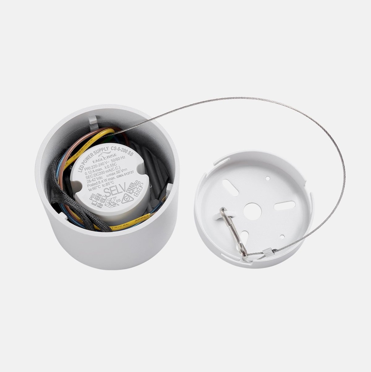 Aplique de techo LED 8W - UGR18 - Driver Eaglerise - Barcelona Led-Decoración