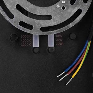 Aplique de pared exterior en aluminio "Retal" - Potencia ajustable: 18W-20W-22W - CCT- IP65 (3)