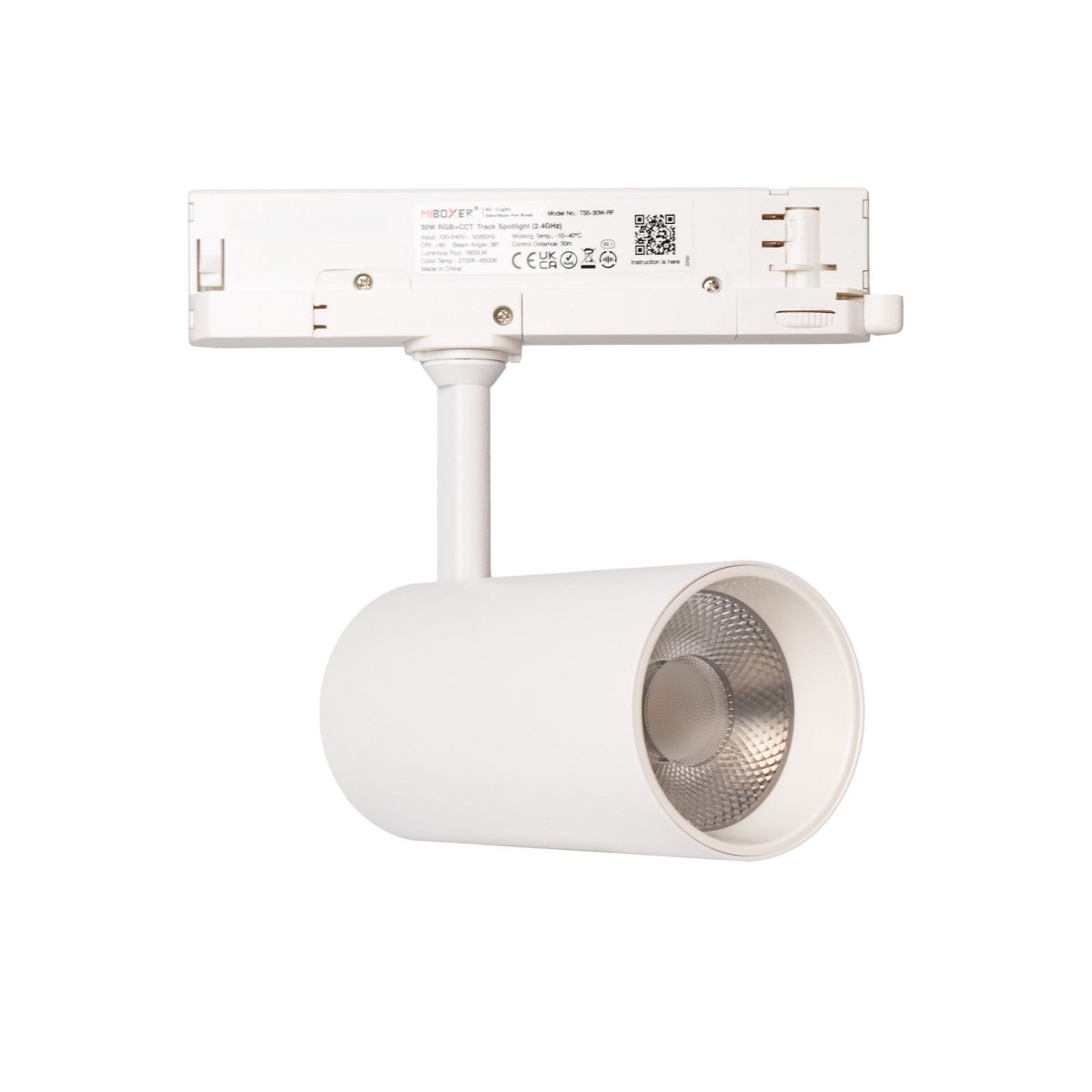 Foco carril trifásico LED RGB + CCT - 30W - Mi Light - Barcelona Led-