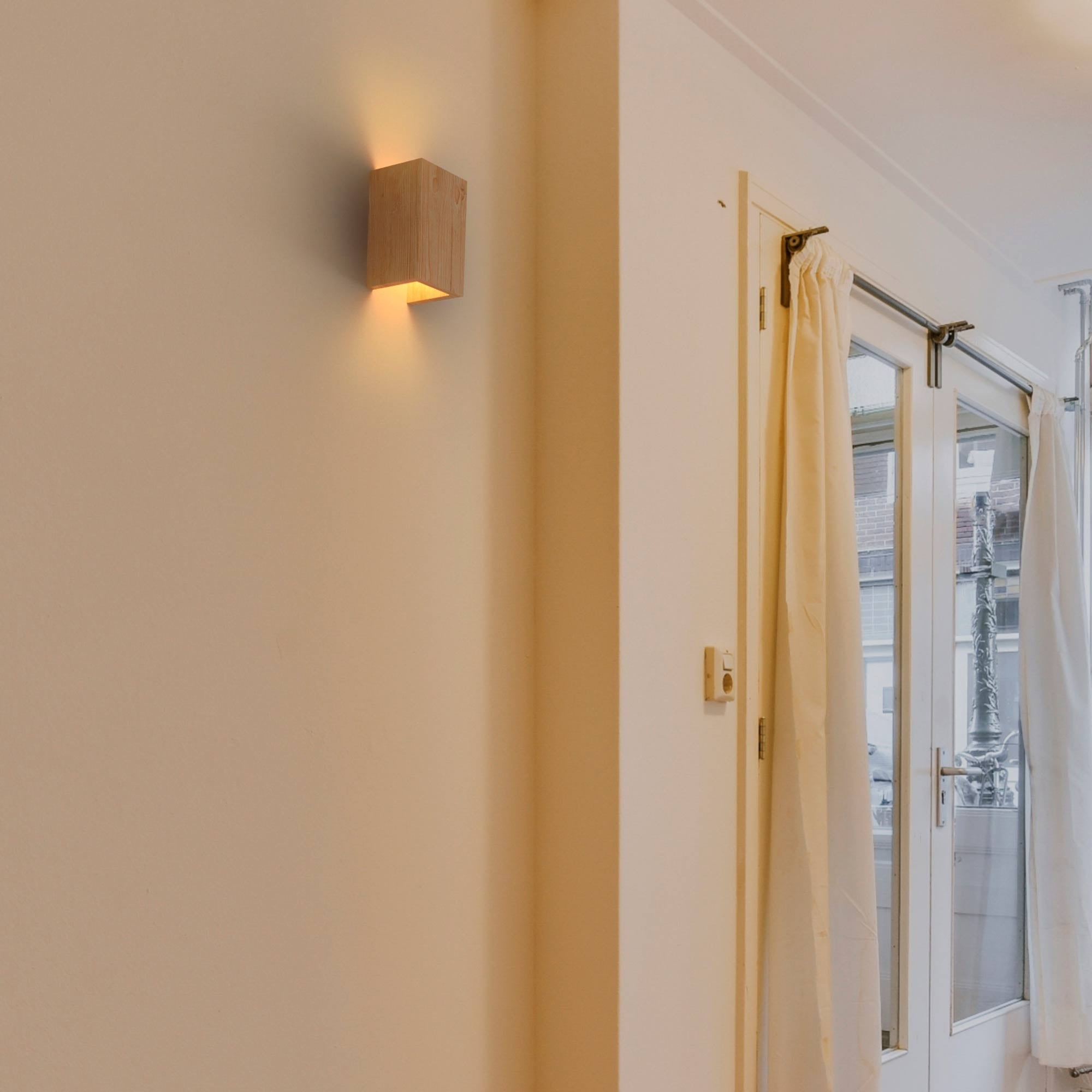 Aplique de pared bidireccional madera "Durga" - 2 x GU10 - Interior (2)