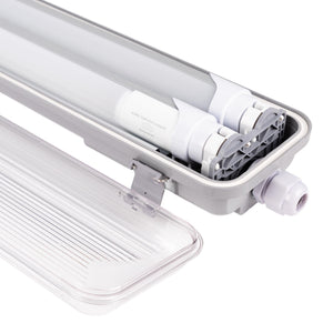 Pantalla estanca para 2 tubos LED 150cm - IP65 (1)