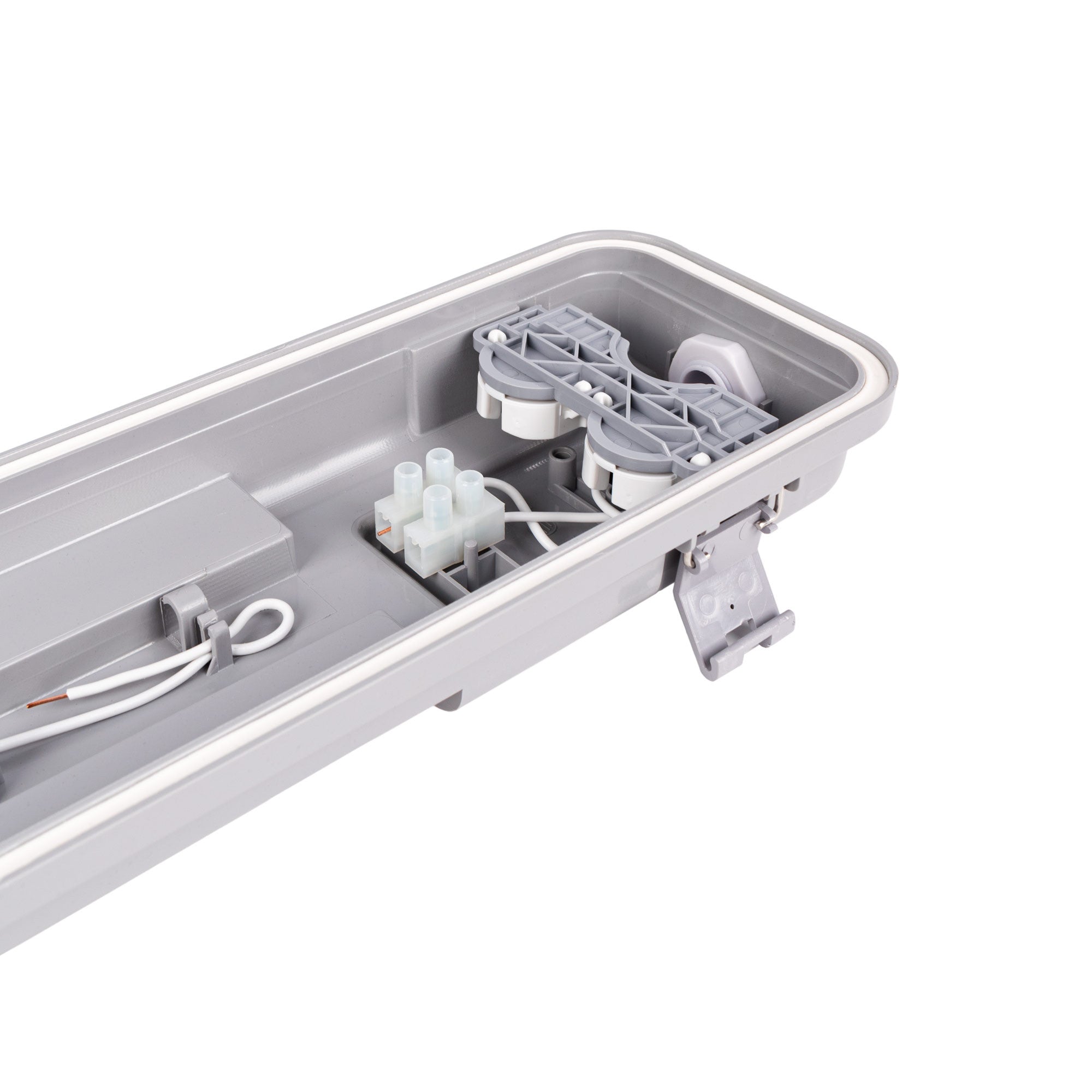 Pantalla estanca ECO CLIMATE - 2 tubos LED T8 - 150cm - Clips plásticos - IP65 (12)