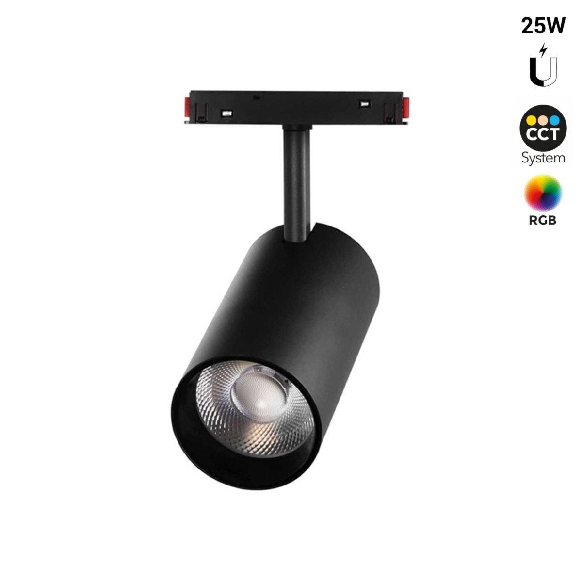 Foco LED para carril magnético RGB + CCT - 48V - 25W - Mi Light - Barcelona Led-