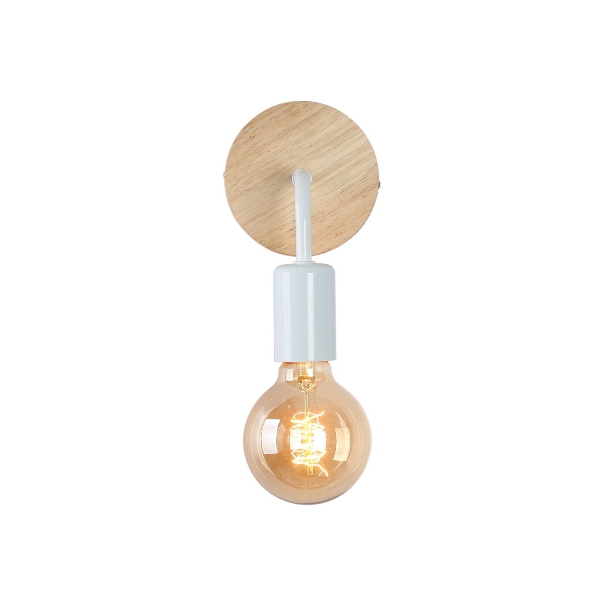 Aplique de pared de madera y metal "Morgan" - Barcelona Led-Decoración