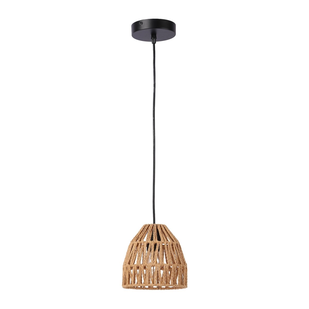 Lampara colgante papel trenzado "Rems" - E27 - Barcelona Led-Decoración