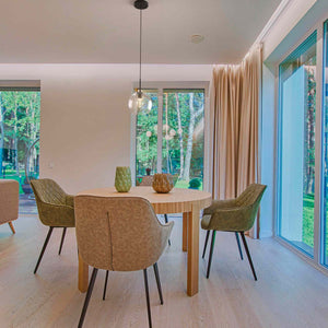 Lámpara colgante cristal "Cleire" - E27 (14)