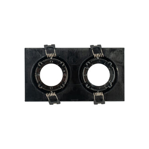 Aro downlight cuadrado basculante doble GU10 / MR16 - Bajo UGR - Corte 75 x 150mm (24)