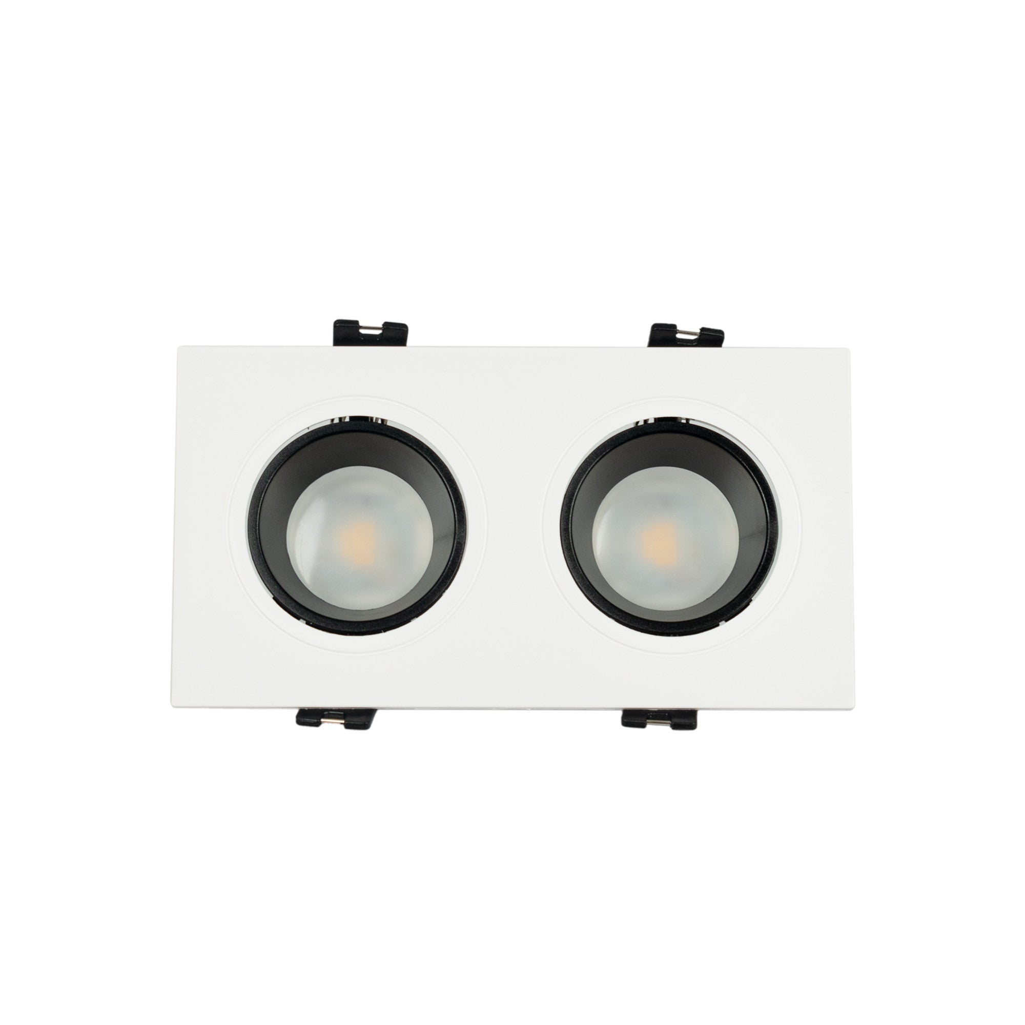 Aro downlight cuadrado basculante doble GU10 / MR16 - Bajo UGR - Corte 75 x 150mm (29)