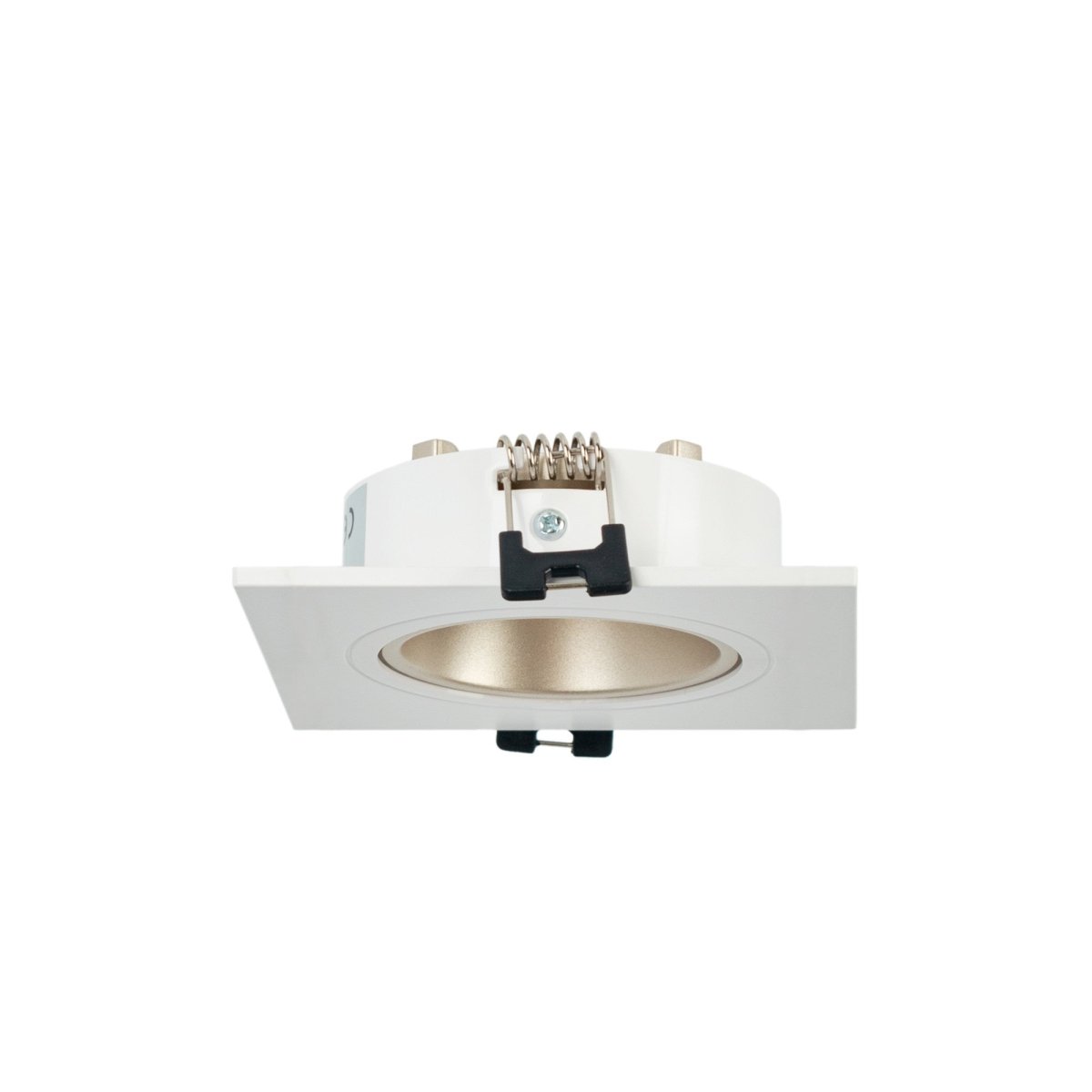 Aro downlight cuadrado basculante para bombilla GU10 / MR16 - Bajo UGR - Corte Ø75 mm - Barcelona Led-