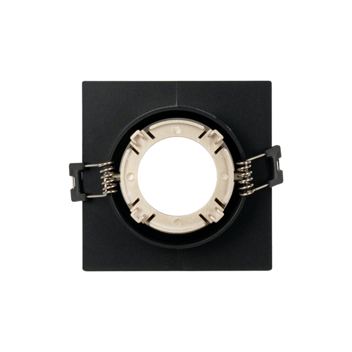 Aro downlight cuadrado basculante para bombilla GU10 / MR16 - Bajo UGR - Corte Ø75 mm - Barcelona Led-