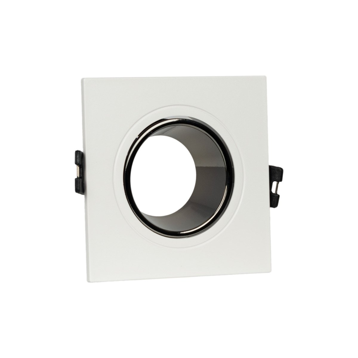 Aro downlight cuadrado basculante para bombilla GU10 / MR16 - Bajo UGR - Corte Ø75 mm - Barcelona Led-