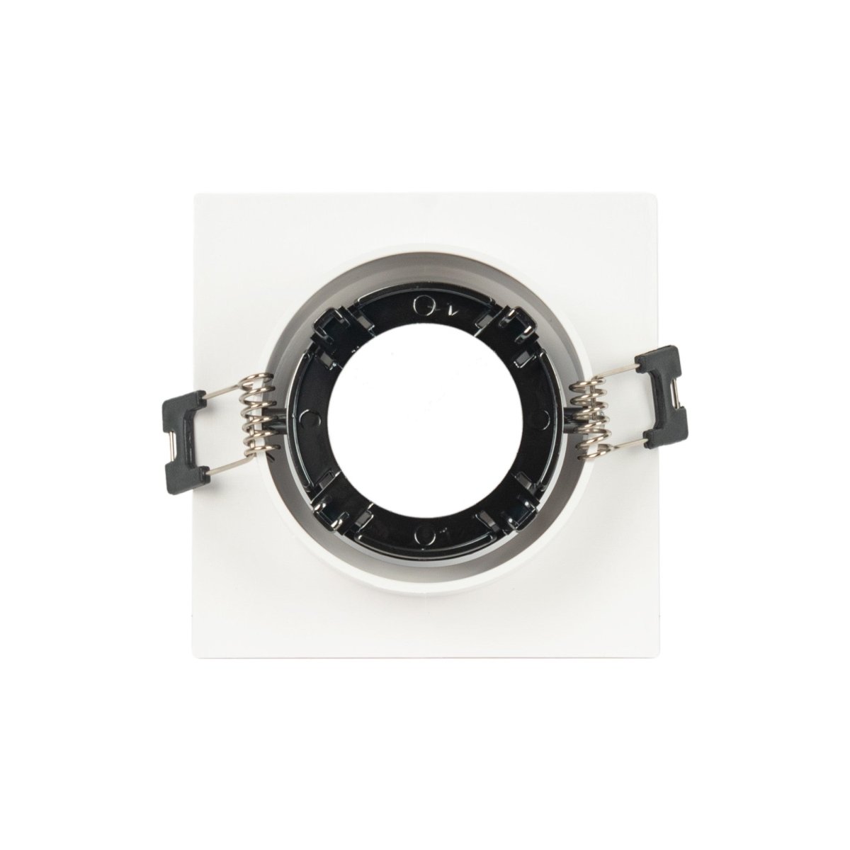 Aro downlight cuadrado basculante para bombilla GU10 / MR16 - Bajo UGR - Corte Ø75 mm - Barcelona Led-