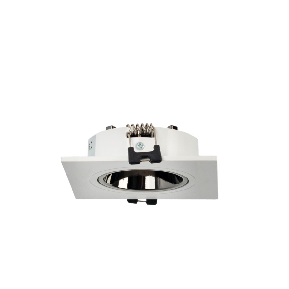 Aro downlight cuadrado basculante para bombilla GU10 / MR16 - Bajo UGR - Corte Ø75 mm - Barcelona Led-