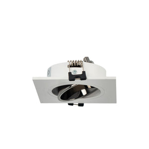 Aro downlight cuadrado basculante para bombilla GU10 / MR16 - Bajo UGR - Corte Ø75 mm (21)