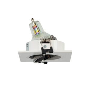 Aro downlight cuadrado basculante para bombilla GU10 / MR16 - Bajo UGR - Corte Ø75 mm (22)
