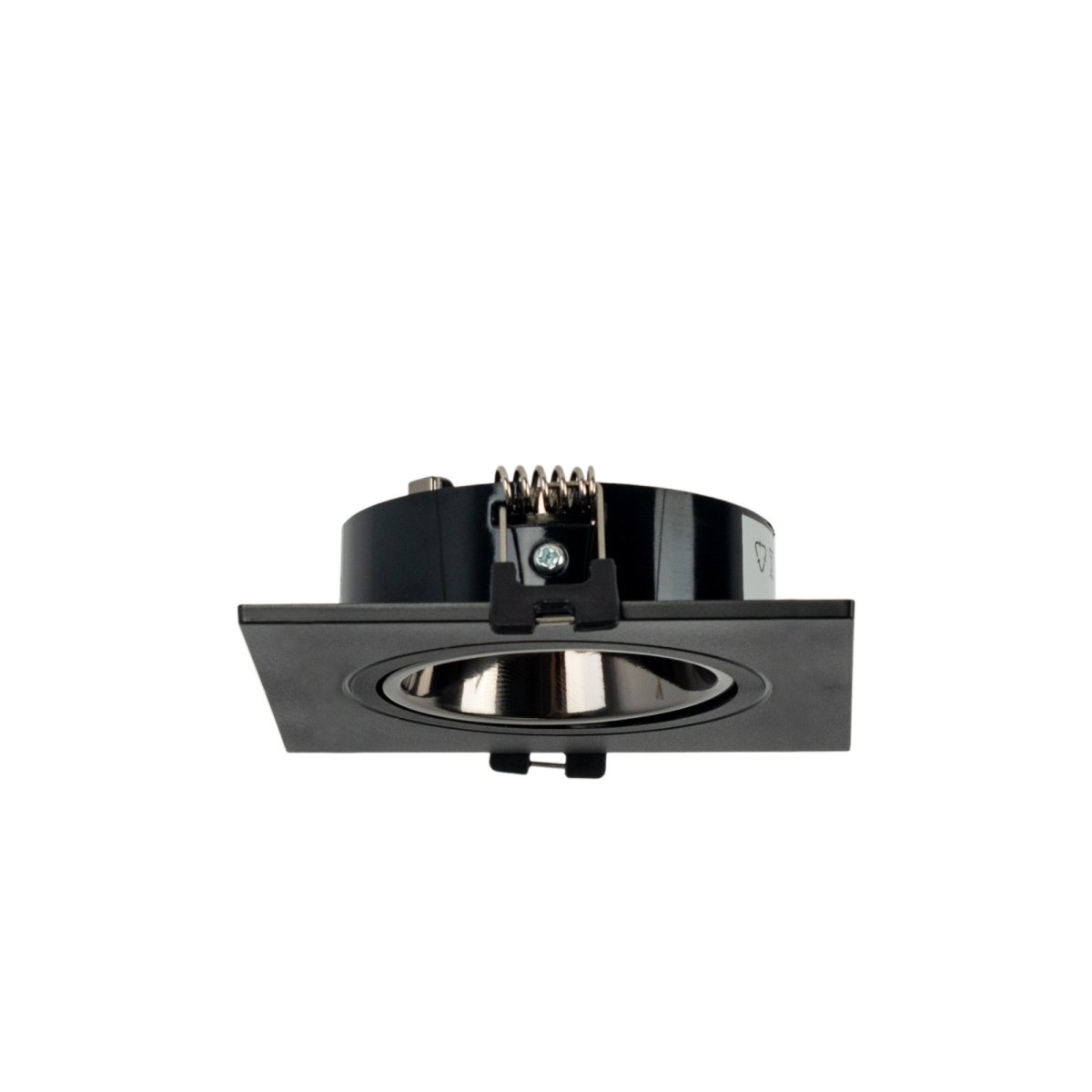 Aro downlight cuadrado basculante para bombilla GU10 / MR16 - Bajo UGR - Corte Ø75 mm - Barcelona Led-