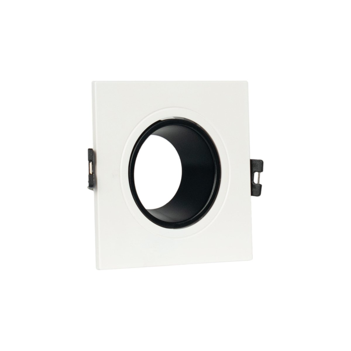 Aro downlight cuadrado basculante para bombilla GU10 / MR16 - Bajo UGR - Corte Ø75 mm - Barcelona Led-