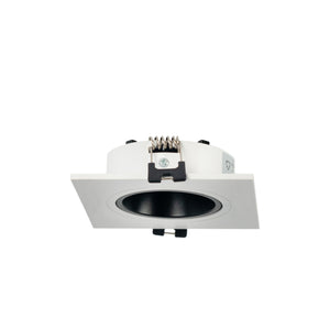 Aro downlight cuadrado basculante para bombilla GU10 / MR16 - Bajo UGR - Corte Ø75 mm (33)